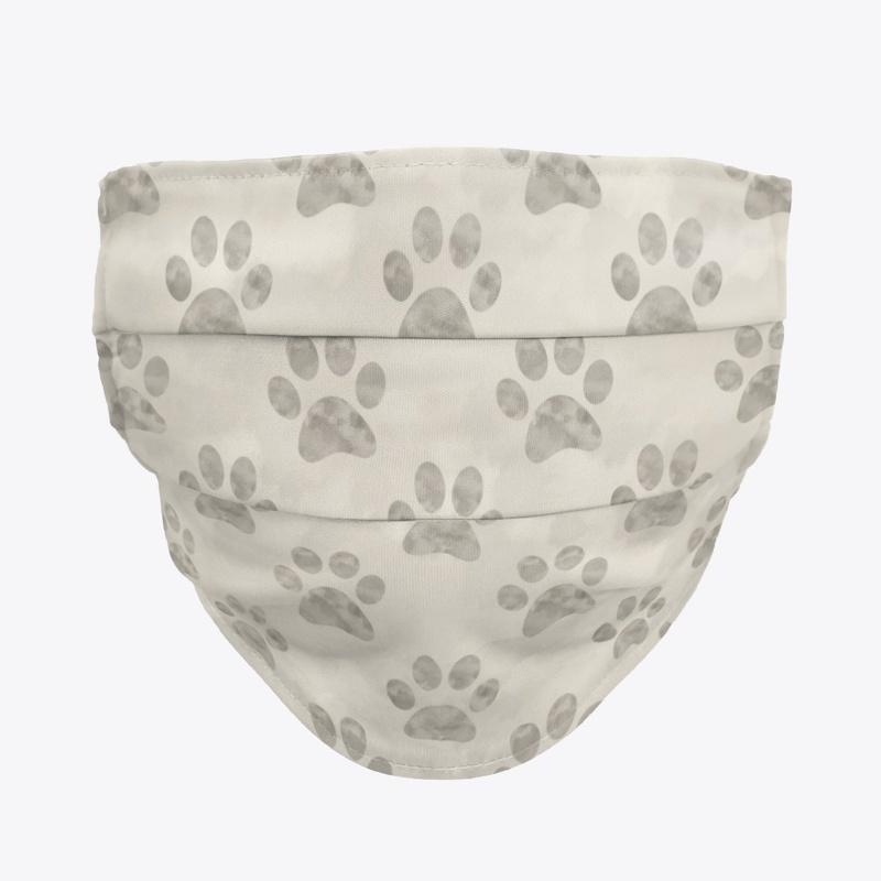 Grey Pawprint Mask (Plain)